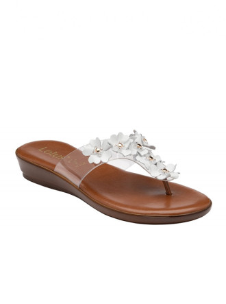 Brittany Sandals - White (Lotus)